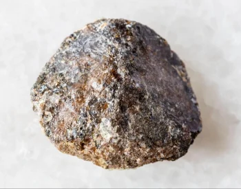 Natural Gibeon meteorite specimen showing its raw metallic composition formed over billions of years before reaching Earth.